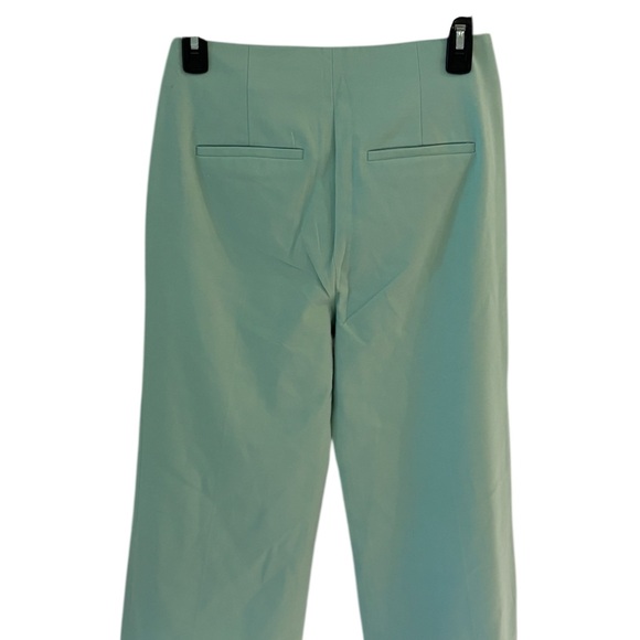 Olivia Dylan Clean High-Waist Wide-Leg Crop Pants In Mint Green Cropped Pants - Picture 4 of 4